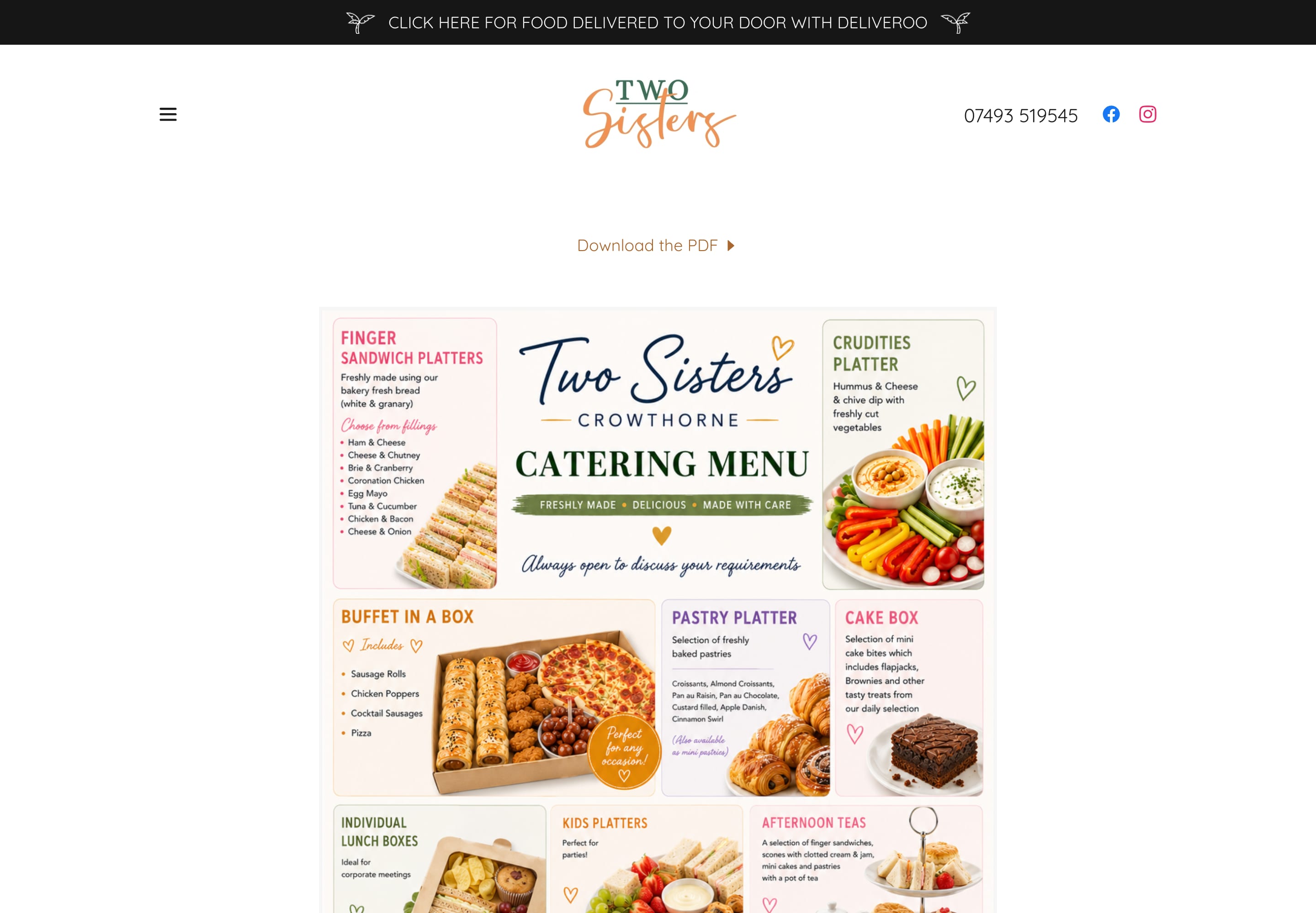 The old bakery page